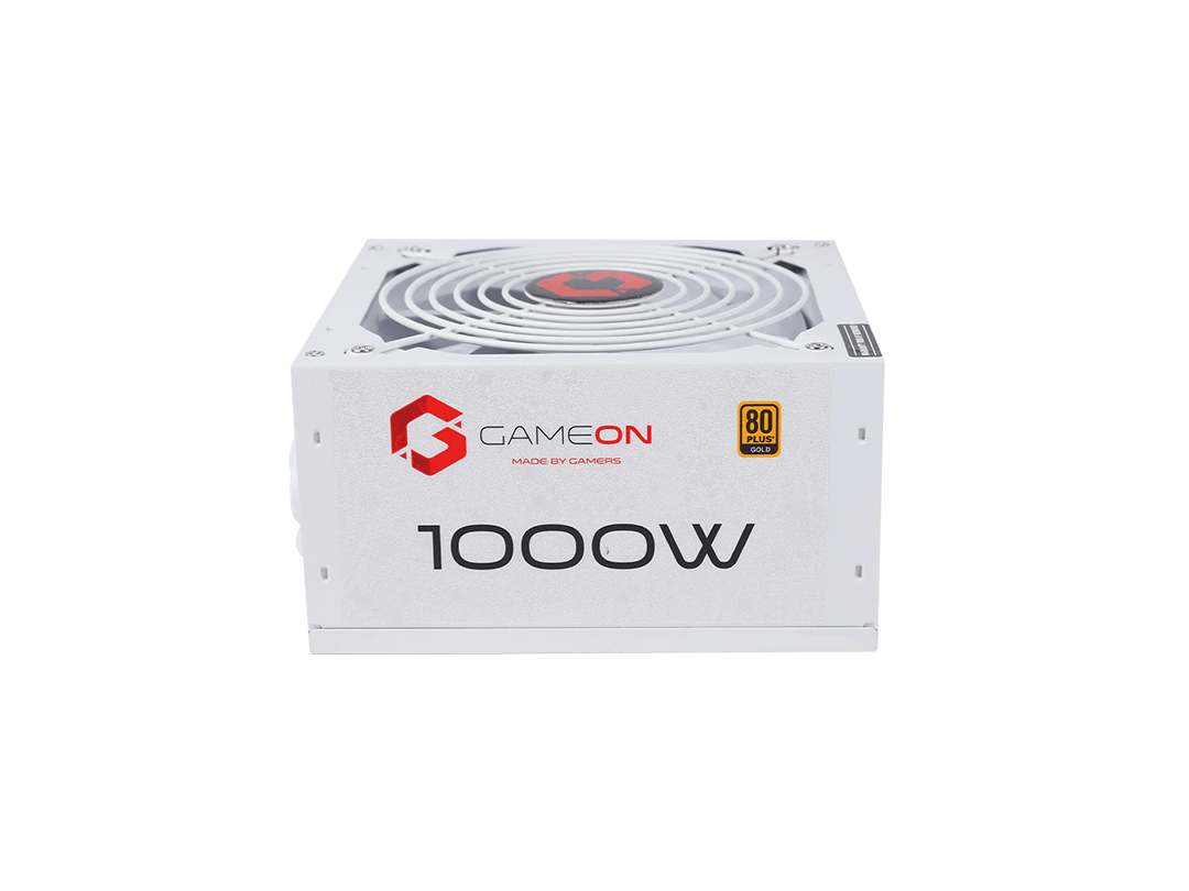GAMEON - SPY2 ATX 1000 WATTS 80 PLUS Gold Value Gaming Power Supply - White in Qatar GAMEON - SPY2 ATX 1000 WATTS 80 PLUS Gold Value Gaming Power Supply - White in Qatar